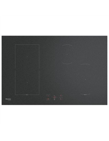 HISENSE HI8421MSC PIANO COTTURA INDUZIONE 80CM 4F NERO MATT ZONA BRIDG