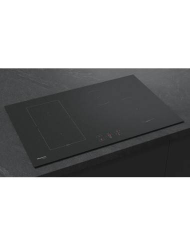 HISENSE HI8421MSC PIANO COTTURA INDUZIONE 80CM 4F NERO MATT ZONA BRIDG