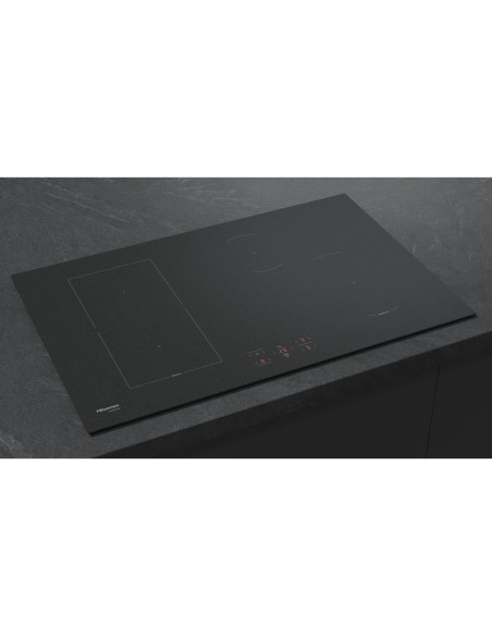 HISENSE HI8421MSC PIANO COTTURA INDUZIONE 80CM 4F NERO MATT ZONA BRIDG
