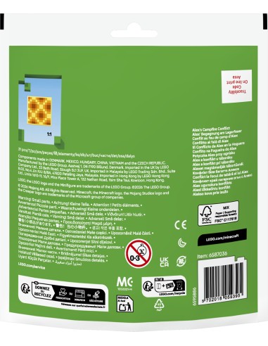 LEGO MINI BUILDS MINECRAFT         CONFLITTO AL FALÒ DI ALEX
