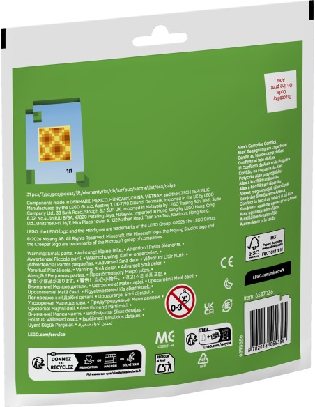 LEGO MINI BUILDS MINECRAFT         CONFLITTO AL FALÒ DI ALEX