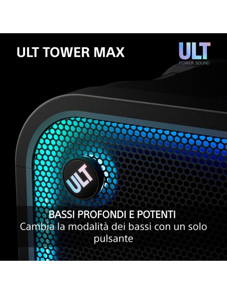 SONY SRSULT3000 ULT TOWER MAX 2150W DIFFUSORE BT 5.3