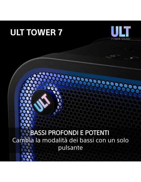 SONY SRSULT700 ULT TOWER 7 420W DIFFUSORE BT 5.3 IPX4 AUT.30 ORE