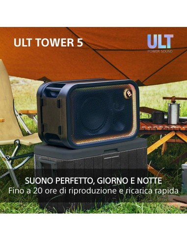SONY SRSULT500 ULT TOWER 5 300W DIFFUSORE BT 5.3 IPX4 AUT.20 ORE