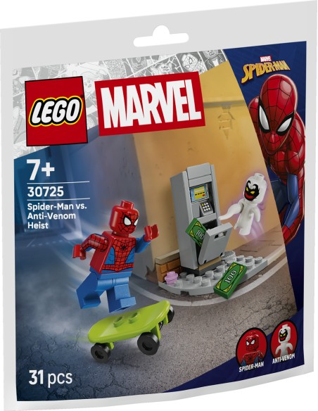 LEGO MINI BUILDS RAPINA: SPIDER-MANCONTRO ANTI-VENOM