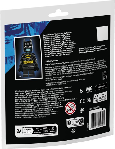 LEGO MINI BUILDS BATMAN: BRUCE     WANE E LA BAT-TUTA