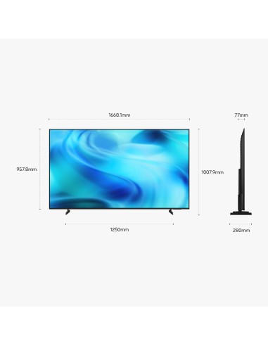 SAMSUNG UE75U8000HUX TVC 75" 4K    SMART TVSAT