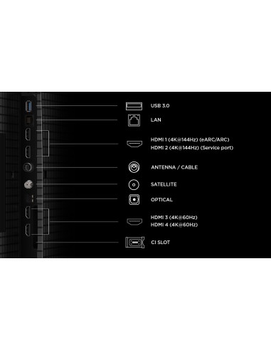 TCL 55P8L TVC 55" 4K QD-MINILED    144HZ  GOOGLE SAT DOLBY ATMOS