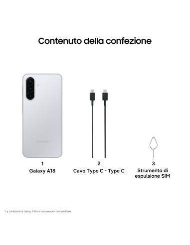 SAMSUNG A18 SILVER 4/128GB         SM-A185FZSDEUB