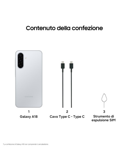 SAMSUNG A18 SILVER 4/128GB         SM-A185FZSDEUB