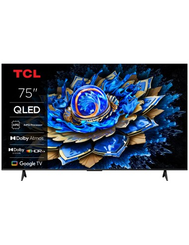 TCL 75T69C TVC 75" 4K QLED GOOGLE  TVSAT/AUDIO ONKYO + SUBWOOFER