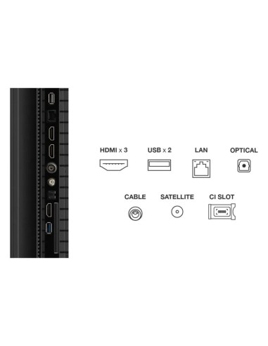 TCL 75T69C TVC 75" 4K QLED GOOGLE  TVSAT/AUDIO ONKYO + SUBWOOFER