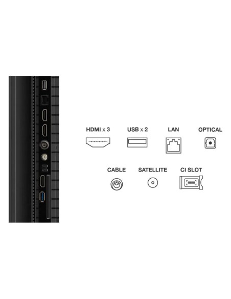 TCL 75T69C TVC 75" 4K QLED GOOGLE  TVSAT/AUDIO ONKYO + SUBWOOFER