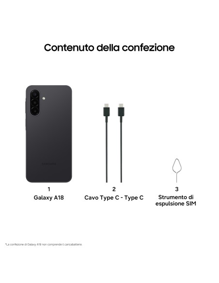 SAMSUNG A18 BLACK 4/128GB          SM-A185FZKDEUB