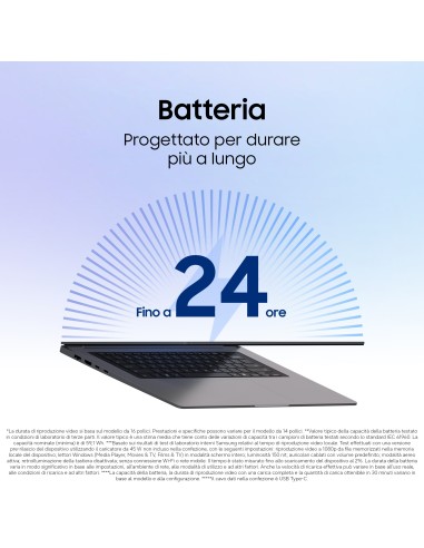 SAMSUNG GALAXY BOOK6 NOTEBOOK CORE 5 315 8GB 256GB 14" 15 TOPS