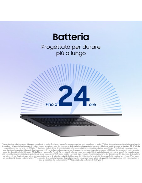 SAMSUNG GALAXY BOOK6 NOTEBOOK CORE 5 315 8GB 256GB 14" 15 TOPS