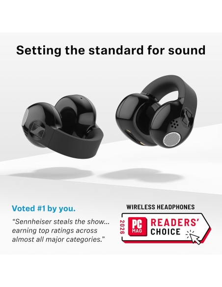 SENNHEISER ACCENTUM CLIP TWS NERO AURICOLARI BLUETOOTH 6.0