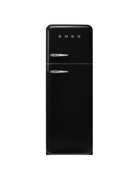 SMEG FAB30RBL6 FRIGO D.P. C ANNI 50 BLACK CERNIERA DX 294LT