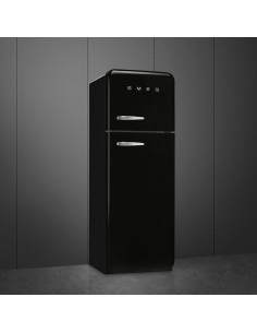 SMEG FAB30RBL6 FRIGO D.P. C ANNI 50 BLACK CERNIERA DX 294LT 2