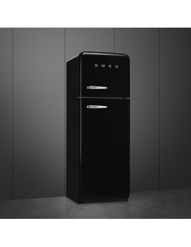 SMEG FAB30RBL6 FRIGO D.P. C ANNI 50 BLACK CERNIERA DX 294LT