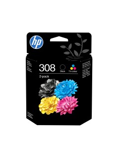 HP 308 NERO/COLORE 6L6S6UE MULTIPACK CARTUCCE