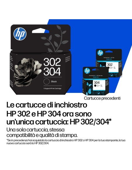 HP 304/302 NERO B7RT7AE CARTUCCIA