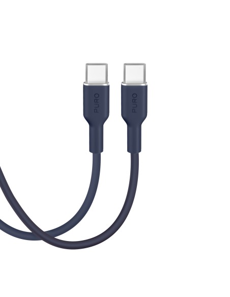 PURO PUCCCICON15MTDKBL17 CAVO ICON USB-C/USB-C 1,5M BLU SCURO
