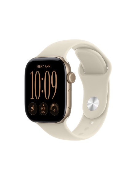 APPLE WATCH SERIES 12 GPS 42MM LIGHT GOLD ALUM. CASE WITH SAND SP. M/L