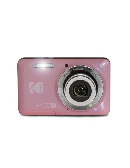 KODAK FZ55PK ROSA 16MP CMOS 5X 2,7" FHD B.LITIO FOTOCAMERA COMPATTA
