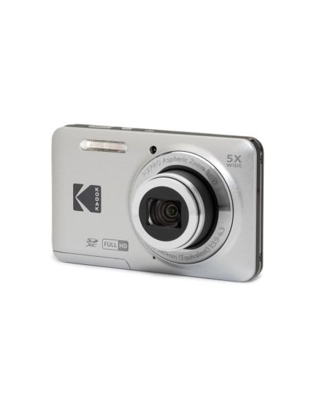 KODAK FZ55SL SILVER 16MP CMOS 5X 2,7" FHD B.LITIO FOTOCAMERA COMPATTA