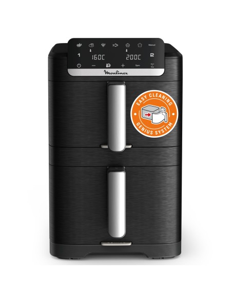 MOULINEX EZ7568 FRIGGITRICE AD ARIA 10,0 LT DOPPIO CESTELLO VERTICALE