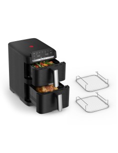 MOULINEX EZ7568 FRIGGITRICE AD ARIA 10,0 LT DOPPIO CESTELLO VERTICALE 2