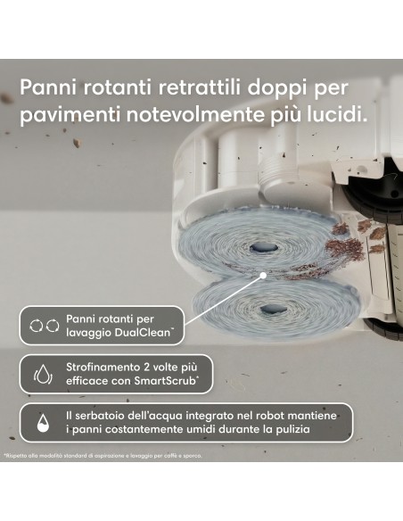 IROBOT ROOMBA PLUS 575 ROBOT AUTOWASH DOCK 2MOP ANTIG. 25.000PA WHITE