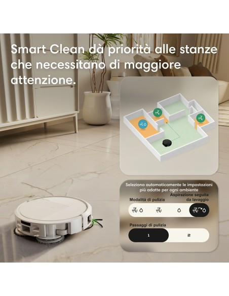 IROBOT ROOMBA PLUS 575 ROBOT AUTOWASH DOCK 2MOP ANTIG. 25.000PA WHITE