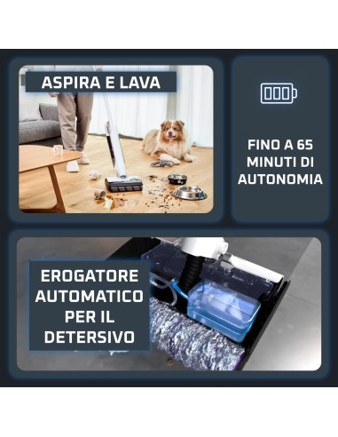 ROWENTA GZ7257 WET&DRY LAVAPAVIMENTI X-CLEAN 12 PRO AUTON./65 MINUTI