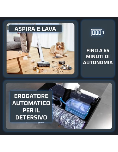ROWENTA GZ7257 WET&DRY LAVAPAVIMENTI X-CLEAN 12 PRO AUTON./65 MINUTI