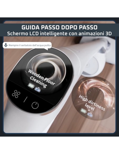 ROWENTA GZ7257 WET&DRY LAVAPAVIMENTI X-CLEAN 12 PRO AUTON./65 MINUTI