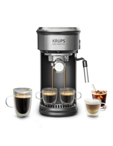 KRUPS XP350A MACCHINA CAFFE' MINI MAESTRO CIALDA/POLVERE MANUALE 20BAR