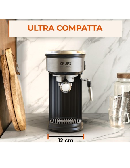 KRUPS XP350A MACCHINA CAFFE' MINI MAESTRO CIALDA/POLVERE MANUALE 20BAR