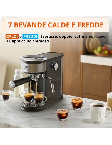 KRUPS XP350A MACCHINA CAFFE' MINI MAESTRO CIALDA/POLVERE MANUALE 20BAR