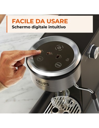KRUPS XP350A MACCHINA CAFFE' MINI MAESTRO CIALDA/POLVERE MANUALE 20BAR