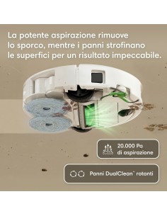 IROBOT ROOMBA PLUS 415 ROBOT AUTOWASH DOCK 2MOP ANTIG. 20000PA WHITE 2