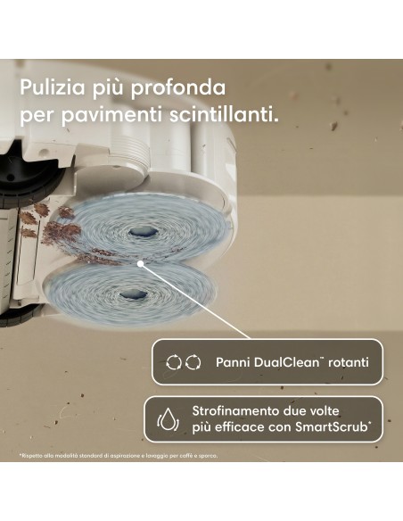 IROBOT ROOMBA PLUS 415 ROBOT AUTOWASH DOCK 2MOP ANTIG. 20000PA WHITE
