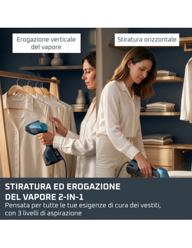 ROWENTA DR9920 STIRATORE VERTICALE AEROSTEAM ASPIRA/STIRA