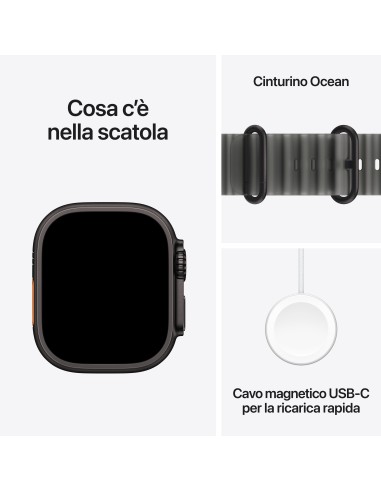 APPLE WATCH ULTRA4 GPS+CELL.49MM   BLACK TITANIUM CASE