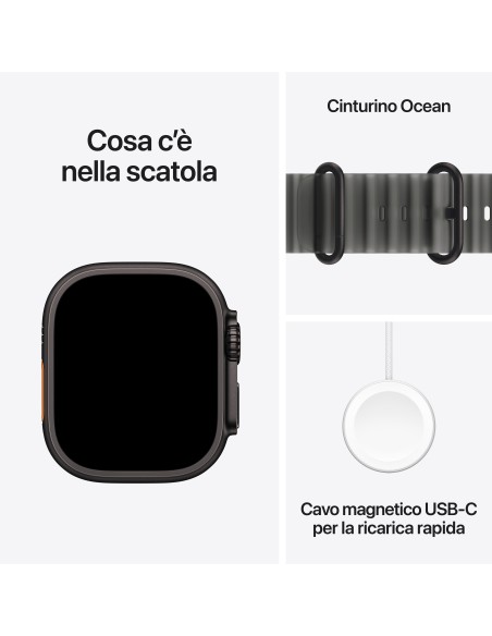 APPLE WATCH ULTRA4 GPS+CELL.49MM   BLACK TITANIUM CASE