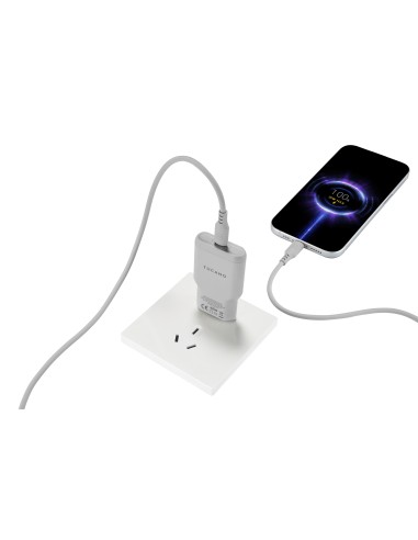 TUCANO MA-ONEPOWKIT-G ONE ALIM.RETE 35W + CANO USB-C 60W 2M SILVER