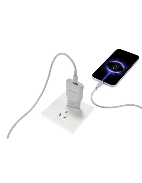 TUCANO MA-ONEPOWKIT-G ONE ALIM.RETE 35W + CANO USB-C 60W 2M SILVER