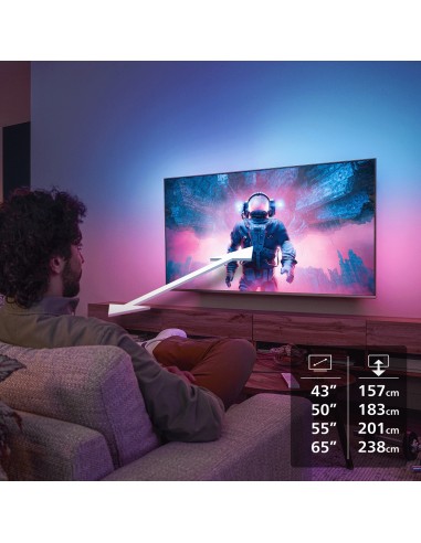 PHILIPS 43PQS8501/12 TVC 43" QLED  SMART AMBILIGHT TVSAT