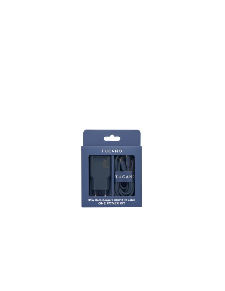 TUCANO MA-ONEPOWKIT-B ONE ALIM.RETE 35W + CANO USB-C 60W 2M BLU